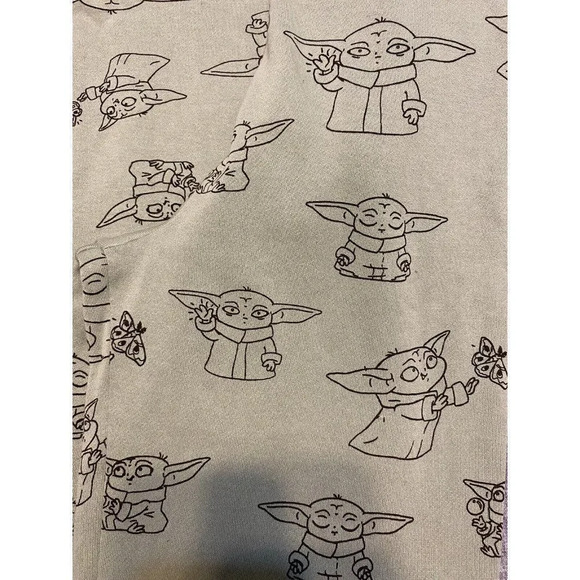 WOMENS STAR WARS BABY YODA PANTS SIZE MEDIUM PERFECT CONDITION - Picture 6 of 7